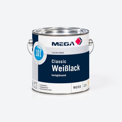 Lackfarbe Classic Weisslack 101 hochglaenzend Mega
