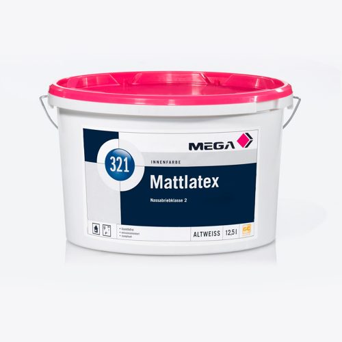 Innenfarbe Mattlatex 321 Nassabriebklasse 2 Mega